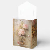 Elegant Romantic Roses Wedding Favor Boxes フェイバーボックス (オープン)