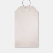 Elegant Romantic Vineyard Rustic Wedding ギフトタグ (裏面)