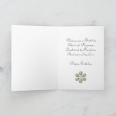 Elegant rose 81st birthday card for Grandma カード (内部)