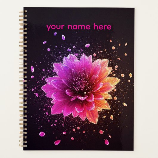 Elegant Rose Daily planner プランナー手帳 (正面)