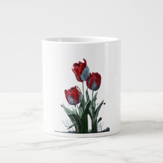 Elegant Rose Flower Mug – Timeless Floral Design ジャンボコーヒーマグカップ