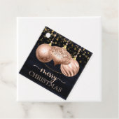 Elegant Rose Gold Christmas Ornaments フェイバータグ (インサイチュ)