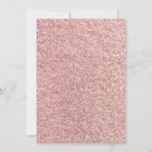Elegant Rose Gold Glitter Joint Birthday 招待状 (裏面)