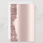 Elegant Rose Gold Glitter Script (裏面)