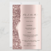 Elegant Rose Gold Glitter Script (正面)