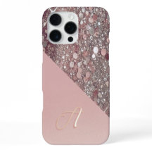 Elegant Rose Gold Monogram