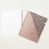 Elegant Rose Gold Monogram Planner プランナー手帳 (ディスプレー)