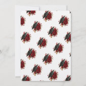 Elegant Rose Graduation Invitation Template 招待状 (裏面)