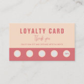 Elegant Rose & Ivory Beauty Loyalty & Rewards Card ロイヤリティカード (正面)