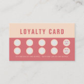 Elegant Rose & Ivory Beauty Loyalty & Rewards Card ロイヤリティカード (正面)