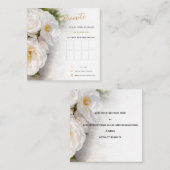 Elegant Rose Loyalty Business Card  ロイヤリティカード (正面/裏面)