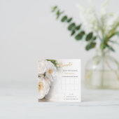 Elegant Rose Loyalty Business Card  ロイヤリティカード (スタンド正面)