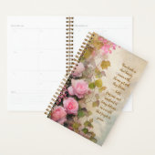Elegant Roses Floral Planner – Romantic Botanical プランナー手帳 (ディスプレー)