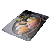 Elegant Round Sushi Bath Mat – SUSHIMI Collection バスマット (アングル)
