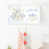 Elegant Royal Princess Castle Birthday Party  横断幕 (インサイチュ)