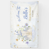 Elegant Royal Princess Castle Birthday Party  横断幕 (縦)