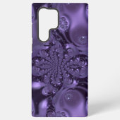 Elegant Royal Purple Liquid Sparkle Samsung Galaxyケース (裏面)