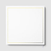 Elegant Royal Scripted Font Wedding ゲストブック (裏面)