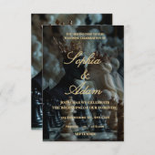 Elegant Royal Wedding Invitation サンキューカード (正面/裏面)