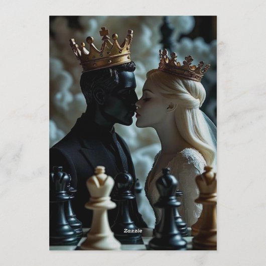 Elegant Royal Wedding Invitation 招待状 (裏面)