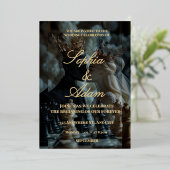 Elegant Royal Wedding Invitation 箔招待状 (立ち正面)