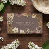 Elegant Rustic Boho Botanical Wildflower Floral 名刺
