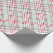 Elegant Rustic Classy Plaid Pattern ラッピングペーパー (角)