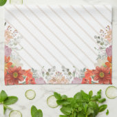 Elegant rustic floral kitchen キッチンタオル (折り畳み)