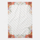 Elegant rustic floral kitchen キッチンタオル (縦)