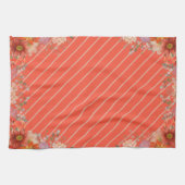 Elegant rustic floral kitchen キッチンタオル (横)