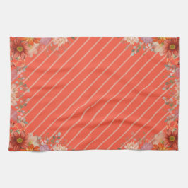 Elegant rustic floral kitchen キッチンタオル