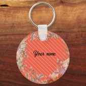 Elegant rustic floral kitchen キーホルダー (正面)