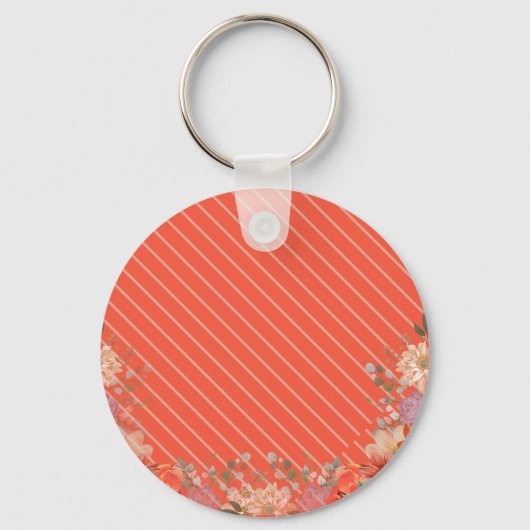 Elegant rustic floral kitchen キーホルダー (裏面)