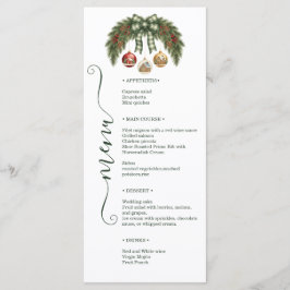 Elegant Rustic Holiday Weeding メニュー