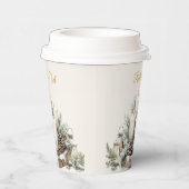 Elegant Rustic Noel Christmas Paper Cups 紙コップ (右)