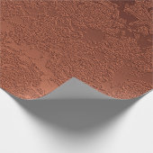 Elegant Rustic Terracotta Fall Floral ラッピングペーパー (角)