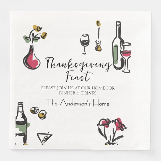 Elegant Rustic Thanksgiving Dinner (正面)