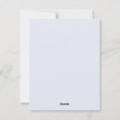 Elegant Rustic Watercolor Non Photo Christmas シーズンカード (裏面)