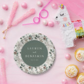 Elegant Sage Botanical ペーパープレート (パーティー)