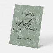 Elegant Sage Green  台座サイン (正面)