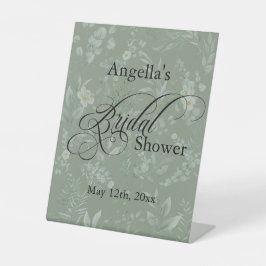 Elegant Sage Green  台座サイン