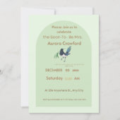Elegant Sage Green Arch Bridal Shower Invitation - 招待状 (正面)