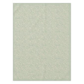 Elegant Sage Green Botanical テーブルクロス (正面)