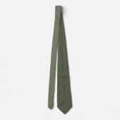 Elegant Sage Green Damask Pattern  ネクタイ (裏面)
