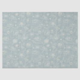 Elegant Sage Green Floral Gift 薄葉紙