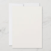 Elegant Sage Green Wedding Menu Card  招待状 (裏面)