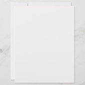 Elegant Sage Green & White 8.5x11 Wedding Bar Sign (裏面)