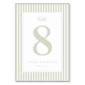 Elegant Sage Infinity Number テーブルナンバー (裏面)