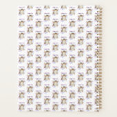 Elegant Sagittar Zodiac Cat Planner Notebook プランナー手帳 (裏面)