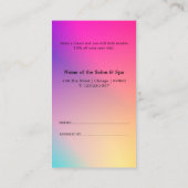Elegant Salon & Spa Referral Card 紹介カード (裏面)